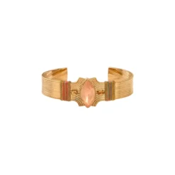 Online Metallic Sun Bangle Bracelet - Pink Joncs