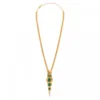 Outlet Mid-length Sun Necklace - Green Colliers Mi-longs