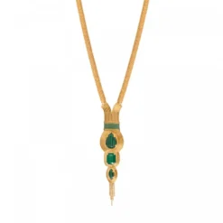 Outlet Mid-length Sun Necklace - Green Colliers Mi-longs
