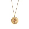 Hot Mid-length Sun Necklace - Pink Colliers Mi-longs