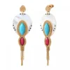 Clearance Mindoro pierced drop earrings - white mother-of-pearl Percées / Tiges|Longues / Pendantes
