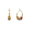 Mini Avola hoop earrings - multicoloured Créoles