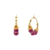 Hot Mini Avola hoop earrings - violet Créoles