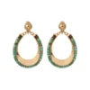 Clearance Ninon clip-on earrings - turquoise Clips