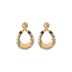 Hot Ninon fine stud earrings - mother-of-pearl Percées / Tiges