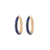 Online Ninon hoop earrings - blue Créoles