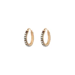 Outlet Ninon hoop earrings - white Créoles