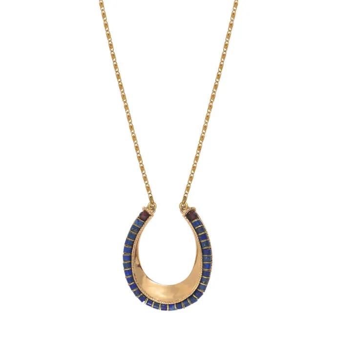 Online Ninon long necklace - blue Sautoirs & Colliers Longs