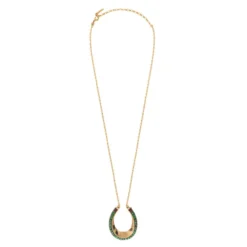 Sale Ninon long necklace - green Sautoirs & Colliers Longs