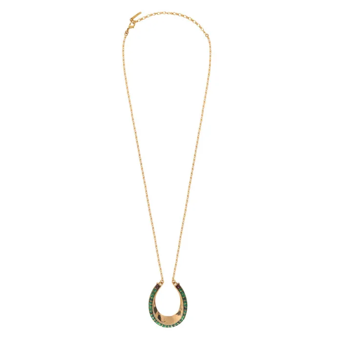 Sale Ninon long necklace - green Sautoirs & Colliers Longs