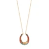 Online Ninon long necklace - turquoise and red Sautoirs & Colliers Longs