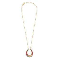 Online Ninon long necklace - turquoise and red Sautoirs & Colliers Longs