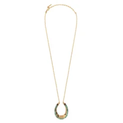 Online Ninon long necklace - turquoise Sautoirs & Colliers Longs