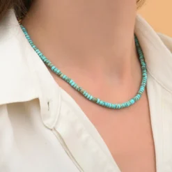 New Ninon necklace - turquoise Colliers Courts & Ras Du Cou