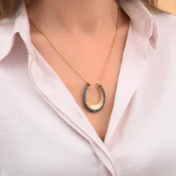 Best Ninon pendant necklace - blue Sautoirs & Colliers Longs|Pendentifs Et Médailles