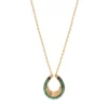 Discount Ninon pendant necklace - green Sautoirs & Colliers Longs|Pendentifs Et Médailles