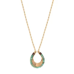 Outlet Ninon pendant necklace - turquoise Sautoirs & Colliers Longs|Pendentifs Et Médailles