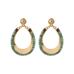 Clearance Ninon pierced stud earrings - turquoise Percées / Tiges