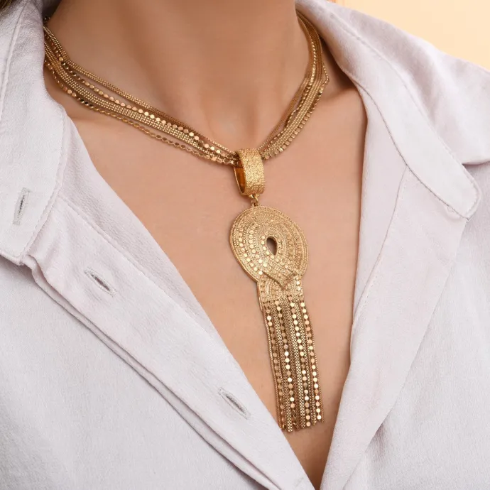 Hot Nolita long necklace - gold Sautoirs & Colliers Longs