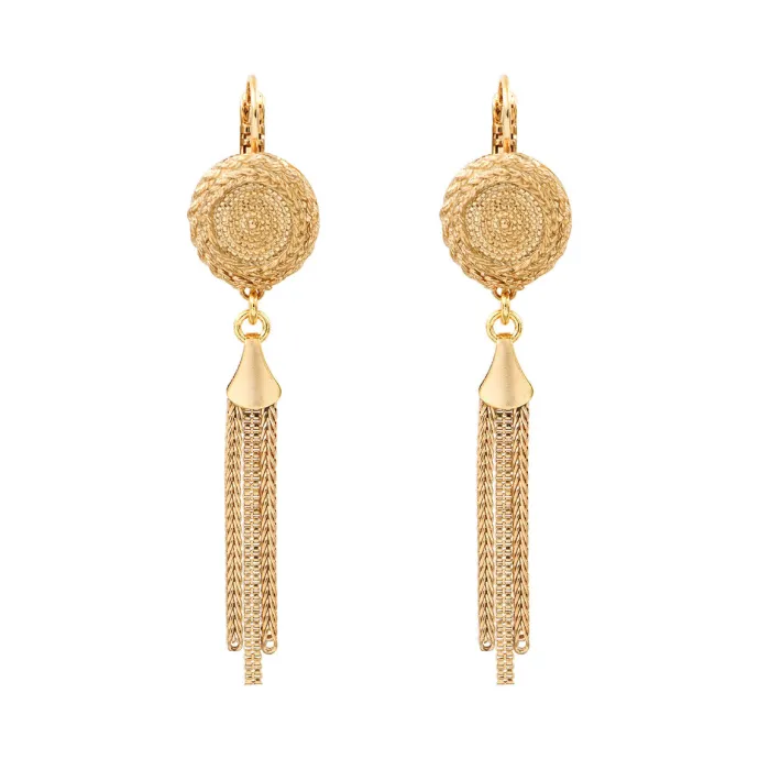 Sale Nolita thin sleeper earrings - gold Dormeuses