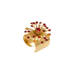 Online Noémie adjustable medium ring - red Bagues Ajustables