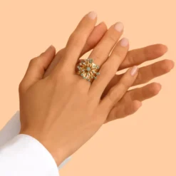 Outlet Noémie adjustable medium ring - turquoise Bagues Ajustables