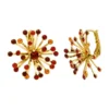 Outlet Noémie sleeper earrings - red Dormeuses