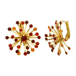 Outlet Noémie sleeper earrings - red Dormeuses
