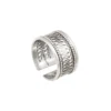 Discount Noor adjustable medium wide ring - silver Bagues Ajustables|Bagues Grandes Tailles