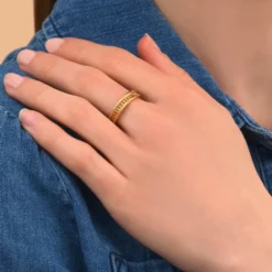 Sale Noor adjustable thin ring - gold Bagues Ajustables