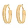 Discount Noor chic hoop earrings - gold Créoles