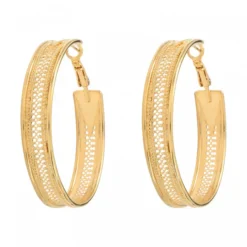 Discount Noor chic hoop earrings - gold Créoles