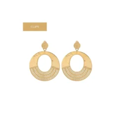 Best Noor clip-on earrings - gold Clips
