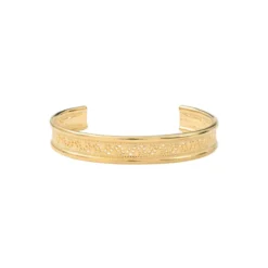 Online Noor Elegant Adjustable Bangle Bracelet - Gold Joncs