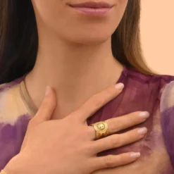 Sale Noor filigree ring - gold Bagues Ajustables