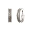 Hot Noor hoop earrings - silver Créoles