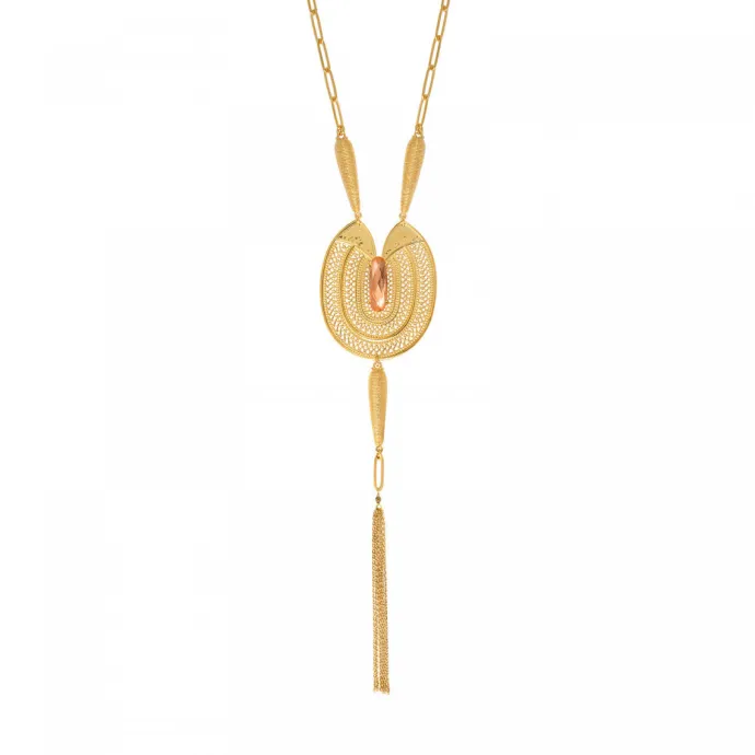 Best Noor long necklace - pink Sautoirs & Colliers Longs