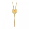 Sale Noor long necklace - yellow Sautoirs & Colliers Longs
