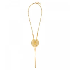Sale Noor long necklace - yellow Sautoirs & Colliers Longs