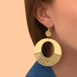 Best Noor Original Gold-Plated Sleeper Earrings Dormeuses