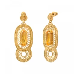 Clearance Noor pierced stud earrings - yellow Percées / Tiges
