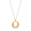Discount Noor round pendant necklace - gold Sautoirs & Colliers Longs|Pendentifs Et Médailles