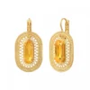 New Noor sleeper earrings - yellow Dormeuses