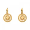 Hot Noor thin sleeper earrings - gold Dormeuses