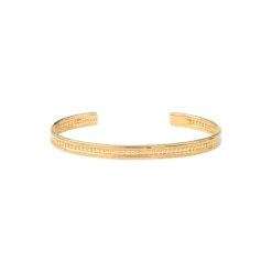 Online Noor Timeless Adjustable Bangle Bracelet - Gold Joncs
