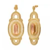 Clearance Noor wide post earrings for pierced ears - roses Percées / Tiges