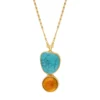 Hot Noto Adjustable Pendant Necklace - Turquoise Sautoirs & Colliers Longs|Pendentifs Et Médailles