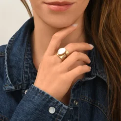 Best Noto adjustable ring - mother-of-pearl Bagues Ajustables