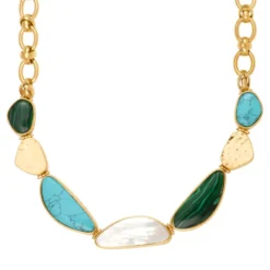 New Noto necklace - green Plastrons