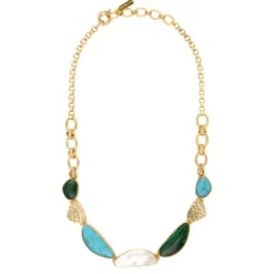 New Noto necklace - green Plastrons